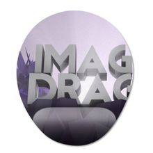 Pixxa Model -4 Oval Imagine Dragons Bilek Destekli Mouse Pad