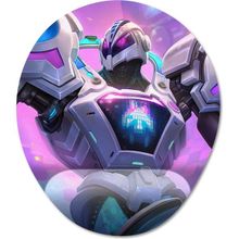 Pixxa Model -4 Oval Mobile Legends-Uranus Bilek Destekli Mouse Pad