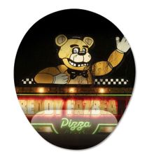 Pixxa Model -5 Oval Freddy'nin Pizza Dükkanında Beş Gece Film Bilek Destekli Mouse Pad