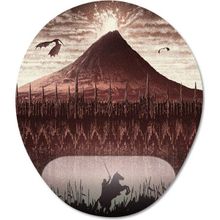 Pixxa Model 6 Oval Marjinal Yüzüklerin Efendisi - Lord of the Rings Bilek Destekli Mouse Pad