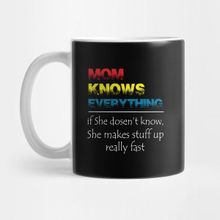 Pixxa Mom Knows Everythıng Kupa Bardak