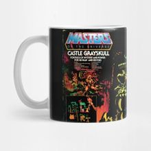 Pixxa Motu Castle Grayskull Box Art Kupa Bardak
