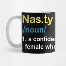 Pixxa Nasty Woman Kelime Anlamı Kupa Bardak