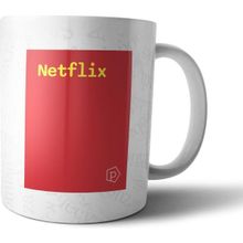 Pixxa Netflix Tanımı Komik Kırmızı Kupa Bardak