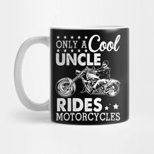 Pixxa Only A Cool Uncle Rides Motorcycles Happy Father Day Racer Kupa Bardak