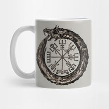 Pixxa Ouroboros Vegvisir Kupa Bardak