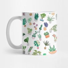 Pixxa Plant Alphabet Pattern Kupa Bardak