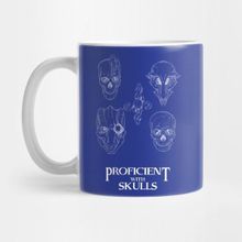 Pixxa Proficient With Skulls Kupa Bardak
