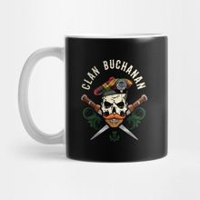 Pixxa Scottish Clan Buchanan Skull Kupa Bardak