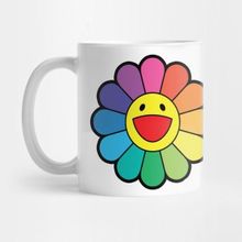 Pixxa Takashı Murakamı Flower Raınbow Kupa Bardak