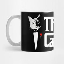 Pixxa The Catfather Father Of Cats Dad Feline Cats Godfather Kupa Bardak