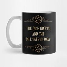 Pixxa The Dice Giveth And The Dice Taketh Away Kupa Bardak