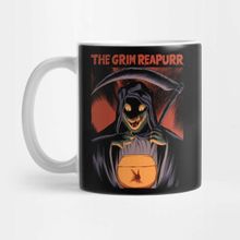 Pixxa The Grim Reapurr Azrail Kedi Kupa Bardak
