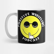 Pixxa The Positive Wrestling Podcast Logo Kupa Bardak