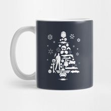 Pixxa Top Gun Christmas Tree Silhouette Kupa Bardak