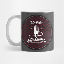 Pixxa Twin Peaks Unwrapped Mic Logo Maroon Kupa Bardak
