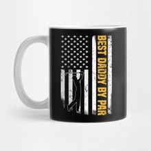 Pixxa Us American Flag Best Daddy By Par Gift For Father's Day Kupa Bardak