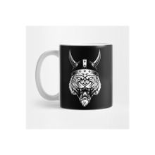 Pixxa Viking Tiger Wild Big Cat Berserker Kupa Bardak