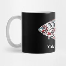 Pixxa Yakutat Alaska Halibut Northwest Native American Tribal Gift Kupa Bardak