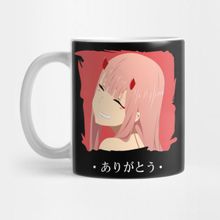 Pixxa Zero Two Darling In The Franxx Arigatou Kupa Bardak