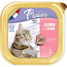 Plaisir 100 gr Salmon Pate Adult Cat Somon Balıklı Yaş Yetişkin Kedi Maması