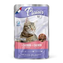 Plaisir 22x100 gr Pouch Somon Morina Balıklı Yaş Kedi Maması
