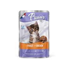 Plaisir 6x100 gr Pouch Sos İçinde Tavuklu Yavru Kedi Konservesi