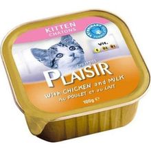 Plaisir Ezme Tavuklu 100 gr Yavru Kedi Konservesi