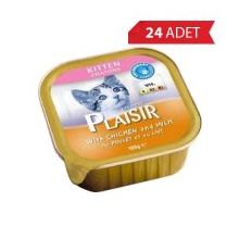 Plaisir Ezme Tavuklu 24x100 gr Yavru Kedi Konservesi