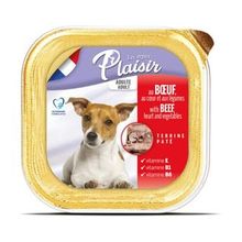 Plaisir Pate 4x150 gr Sığır Etli Yetişkin Yaş Köpek Maması