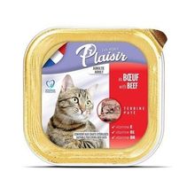 Plaisir Pate Biftekli Ezme 100 gr Yetişkin Kedi Konservesi
