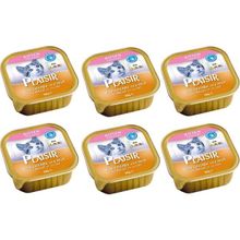 Plaisir Pate Kitten Yavru 6 Adet Tavuklu Sütlü Kedi 100 gr Yaş Konserve Maması