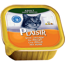 Plaisir Pate Tavuk Etli Adult Plaisir Yaş 100 GR Kedi Maması