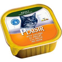 Plaisir Pate Tavuk Etli Yaş 8x100 gr Kedi Maması