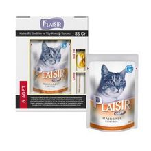 Plaisir Pouch Care Hairball 6x85 gr Kedi Yaş Maması