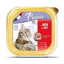 Plaisir Tavuk Etli Pate Yetişkin 100 gr Kedi Yaş Maması