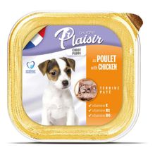Plaisir Tavuklu ve Etli 4x150 gr Konserve Yavru Köpek Maması