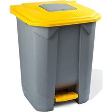 Planet 50 lt Sarı Kapak Çöp Kovası