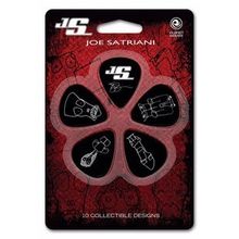 Planetwaves 1CBK410JS Joe Satriani 10 Adet Siyah Medium Pena