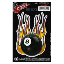 PlanetWaves GT77109 Flame 8 Ball Gitar Stickerı