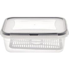 Plastart Fresh Box Dikdörtgen Bölmeli 800 ml Saklama Kabı