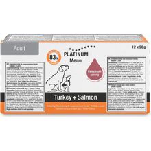Platinum Hindili ve Somonlu 90 gr Yaş Köpek Maması