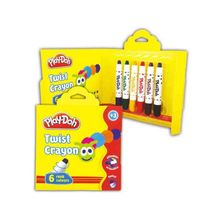Play-Doh PLAY-CR007 6 Renk Mum Boya