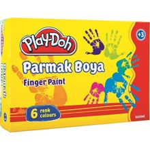 Play-Doh PLAY-PA001 6 x 30 ml Parmak Boyası