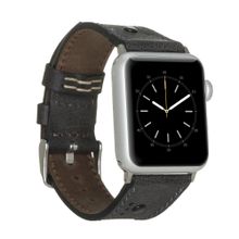 Plm BT Siyah 42-44-45 mm Apple Watch Uyumlu Deri Kordon