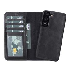 Plm MWWN RST1 Samsung Galaxy S22 Uyumlu Siyah Deri Cüzdanlı Kılıf