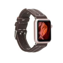 Plm NM3-AS3 Kahve 42-44-45 mm Apple Watch Uyumlu Deri Kordon