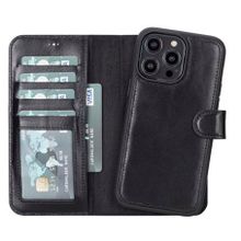 Plm RST1 Apple iPhone 14 Pro Max Uyumlu Deri Cüzdanlı Kılıf