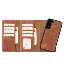 Plm Santa G19 Samsung Galaxy S22 Plus Uyumlu Deri Cüzdanlı Kılıf