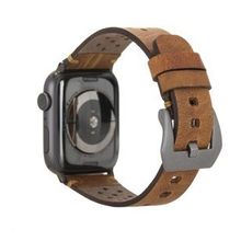 Plm Vigo G19 Taba 42-44-45 mm Apple Watch Uyumlu Deri Kordon